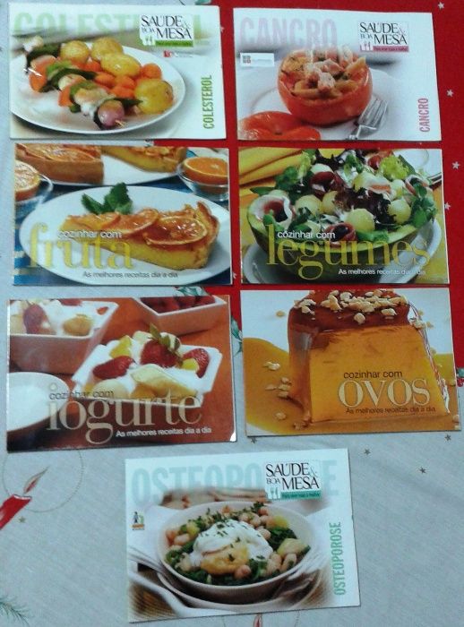 Livros Culinária da Biblioteca Activa como novos