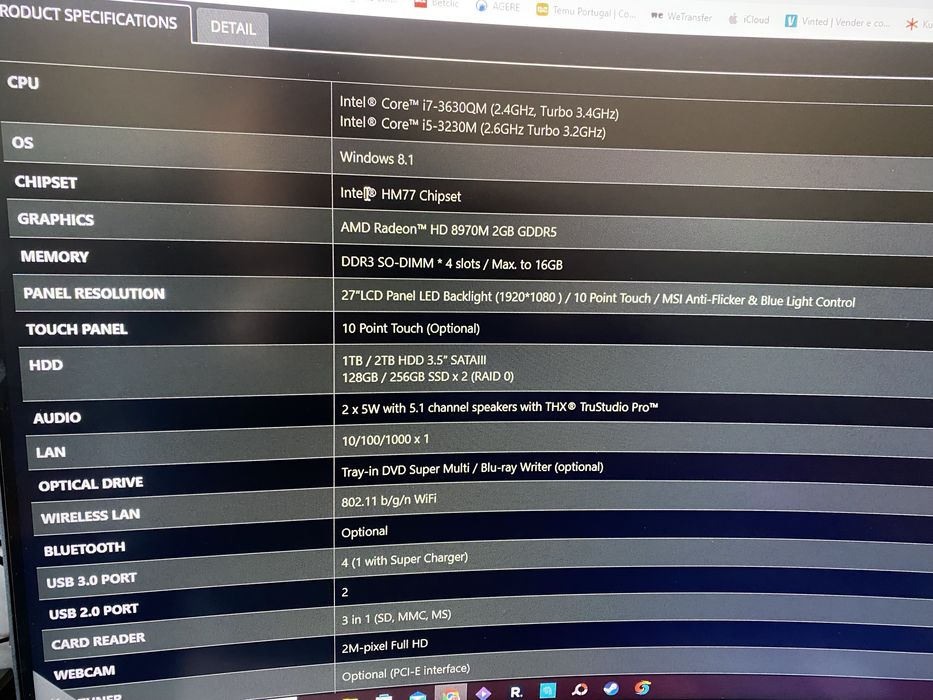 Vendo pc msi (LER BEM A DESCRICAO)