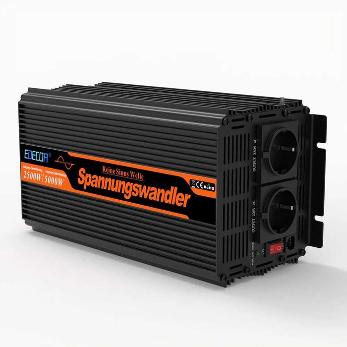 Inversor EDECOA 2500W Onda Pura