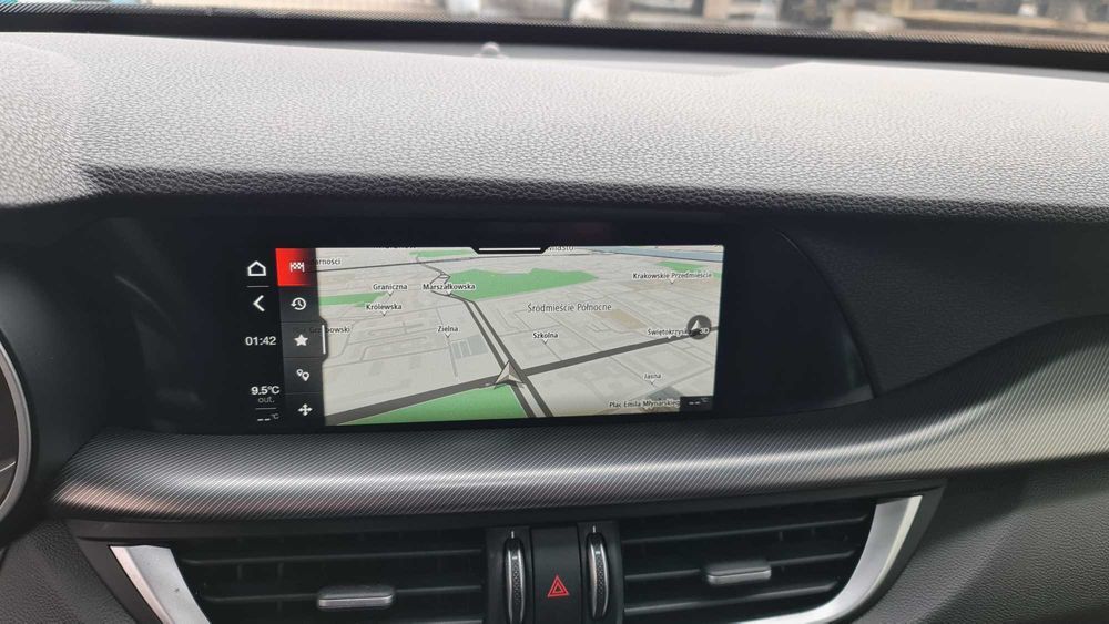 Polskie Menu Alfa Romeo Giulia Stelvio USA na Europę. Lampy kodowanie