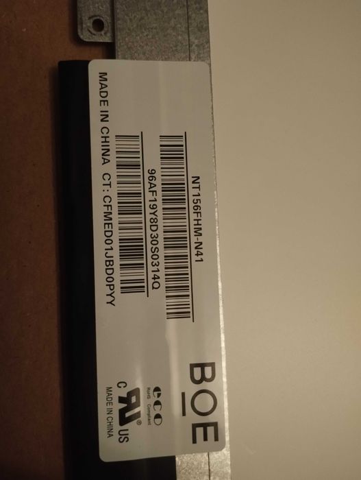 Матрица ноутбука со шлейфом 15.6"