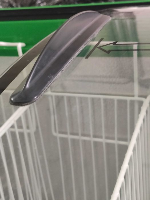 Ручка самоклейна на скло - морозильна камера лар вітрина