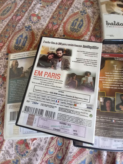 Quatro dvds por dez euros