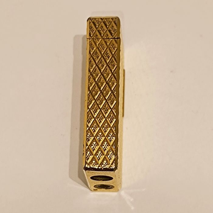 Isqueiro Vintage Flaminaire Paris Pat Pend banhado a ouro