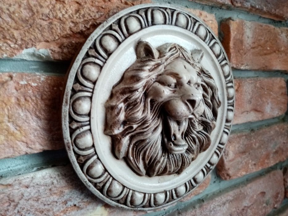 Накладка ,,Лев,,- 19см, гипс