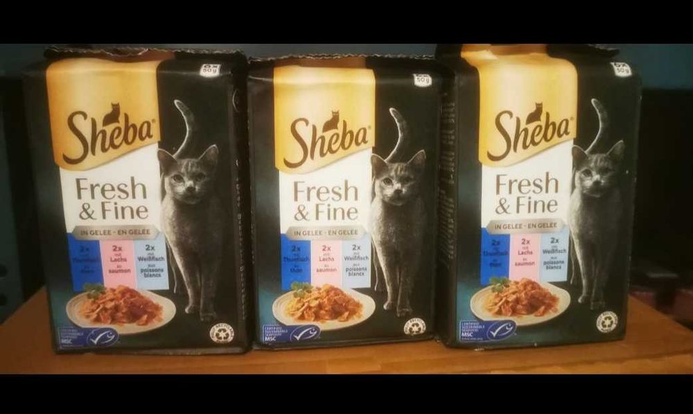 120x Sheba karma dla kota saszetki