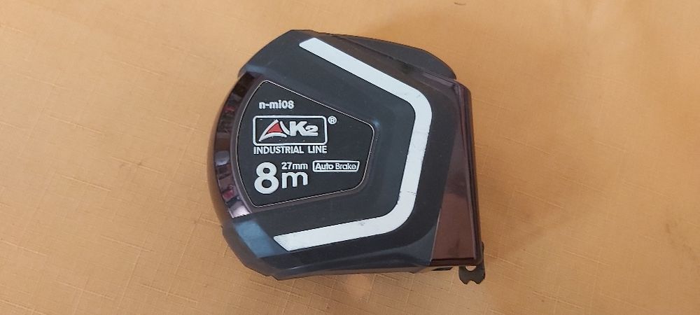 K 2 mocna miarka zwijana stalowa 8m metrówka