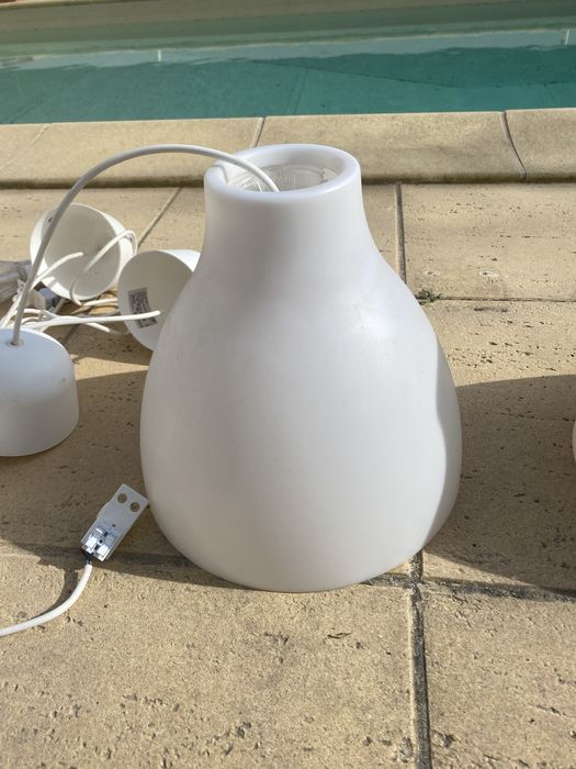 7 Candeeiros Ikea plástico