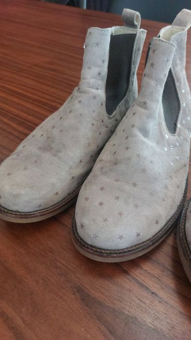 Botki, skórzane trzewiki, Bambini, rozmiary 30 i 34