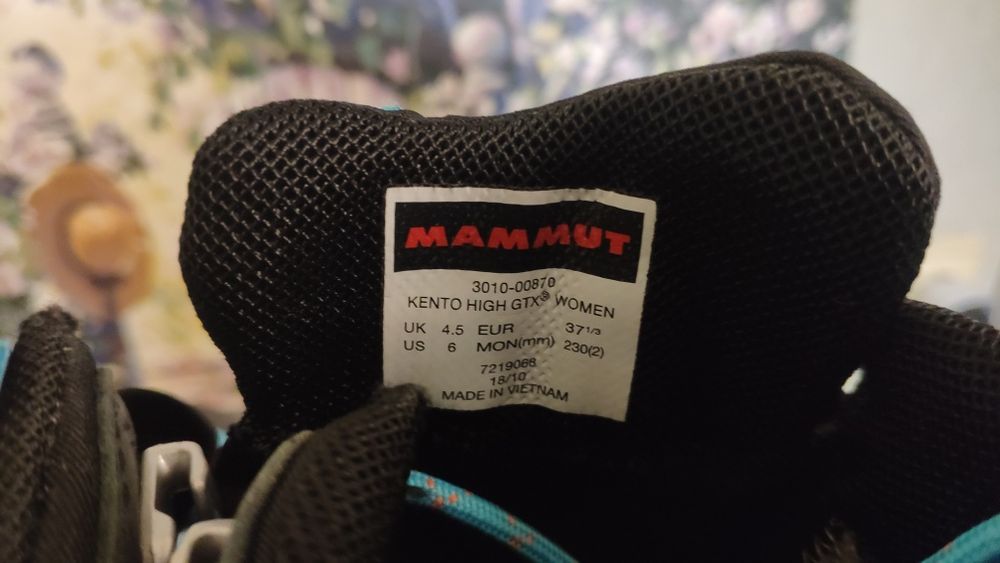 Черевики трекінгові Mammut KENTO HIGH GTX розмір 37,5