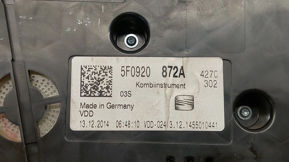 Quadrante / painel de instrumentos SEAT Leon (5F1)