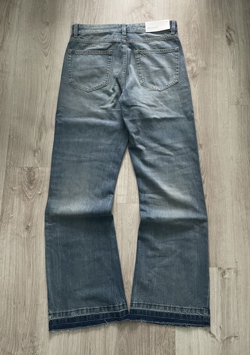 Bershka flared jeans blue Джинси flared bershka faded Y2K gallery dept