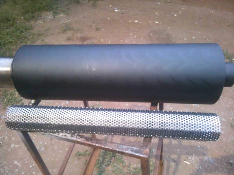 Глушитель универсальный прямоточный