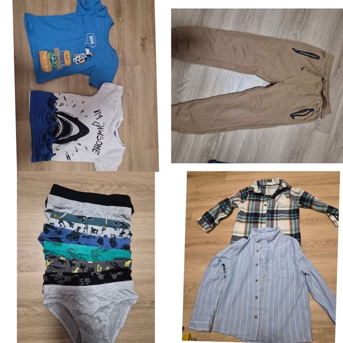 Mega paka ubrań dla chłopca 122–134 (głównie 128)