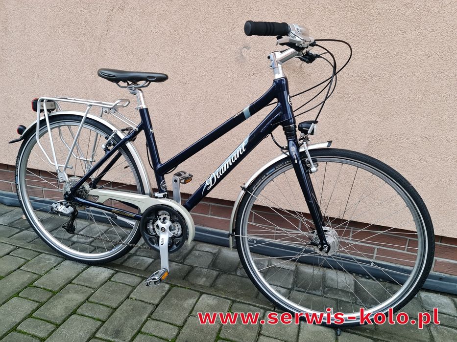 Rower damski damka miejski DIAMANT koła 28 okazja aluminium polecam