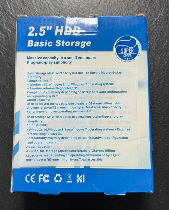Dysk Twardy 2.5 HDD Basic Storage 40 GB