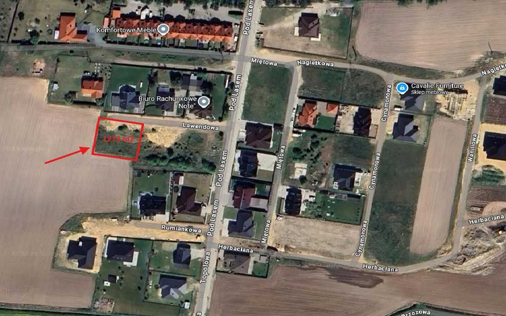 Działka budowlana Chojęcin-Szum ul. Lawendowa