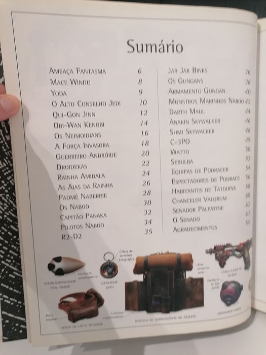 Livro Dicionário visual da Star Wars Guerra das Estrelas Episódio I
