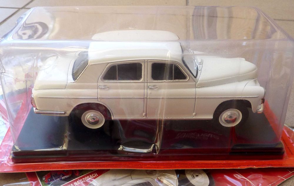 VQR44 Hachette Roumanie – FSO Warszawa 223 Kombi 1965 Scala 1/24 – Modello Auto Nuovo - Foto 2