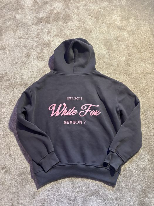 sweat white fox cinzenta e rosa