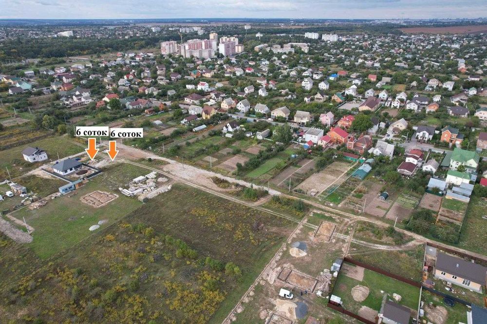 Тарасівка Продаж землі 6 соток вул. І. Діхтяренко кутова – pohled 6