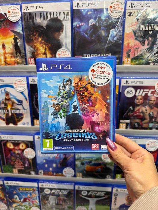 Minecraft Legends deluxe edition, майнкрафт, Ps4, Ps5, igame