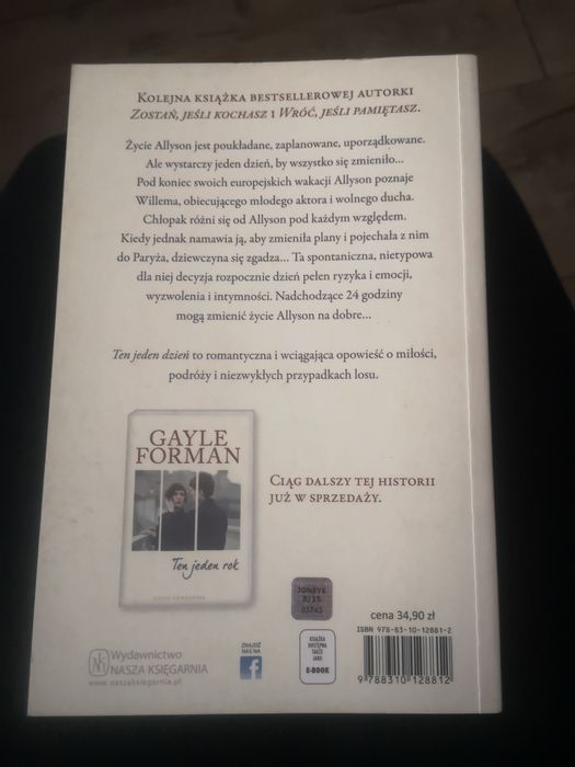 Książka Ten jeden dzień