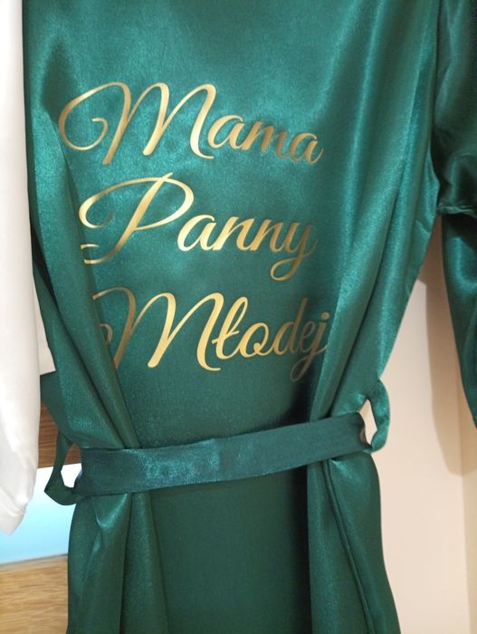 Komplet szlafroków ślubnych dla Panny Młodej, Świadkowej i Mamy