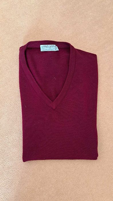 Kamizelka męska JAEGER 100% Wool – Made in Great Britain