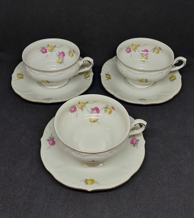 АНТИКВАРИАТ РЕДЧАЙШИЙ чайный кофейный сервиз WINTERLING Германия цветы