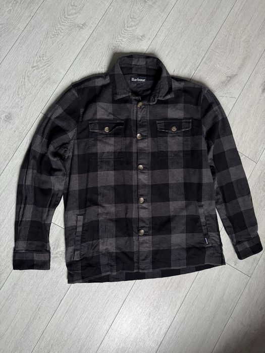 Фланелева сорочка-куртка Barbour Overshirt | Оригінал | Розмір L