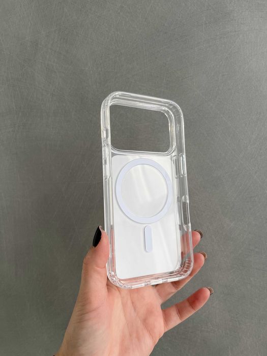 Чохол White Magsafe для iPhone 17 Pro Max айфон 17 про макс чехол кейс