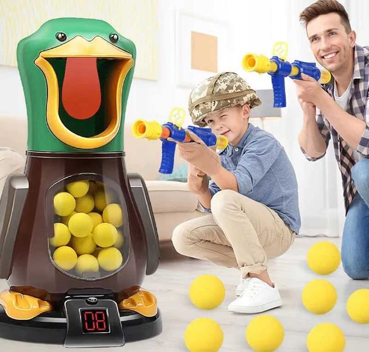 Для мальчиков и девочек аркадная игра-стрельба по утке "Голодная утка"