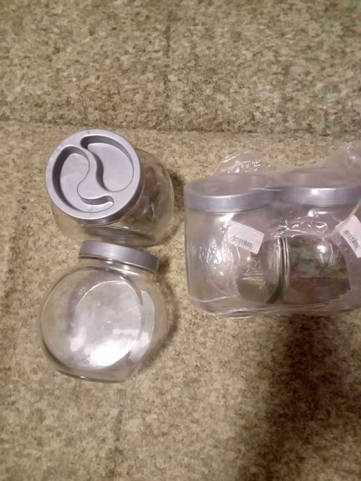 Банка скляна для сипучих продуктів