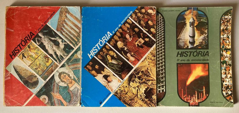 Livros Escolares de História Antigos (preço unitário)