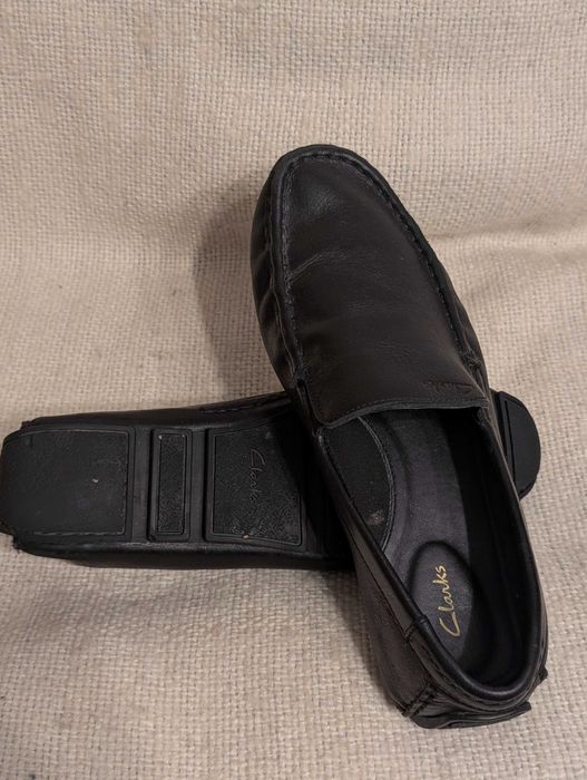 Mokasyny,  półbuty skórzane męskie Clarks