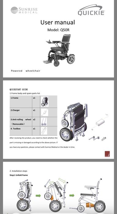 Cadeira de rodas, elétrica