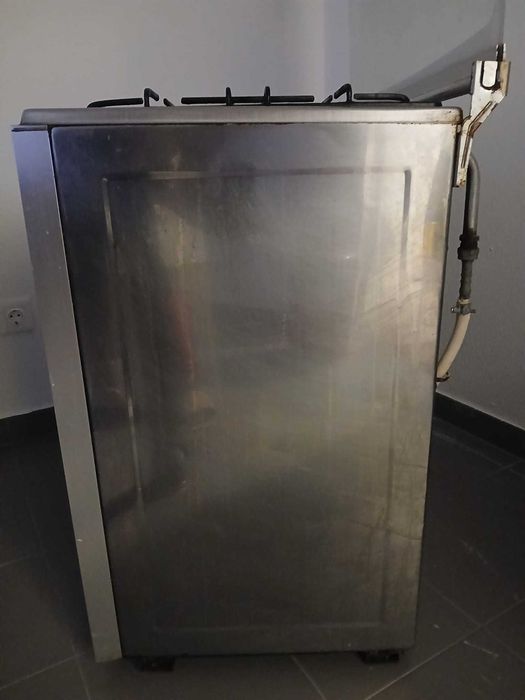 Fogão a gás Singer 5 bocas + forno duplo — funciona bem / usado