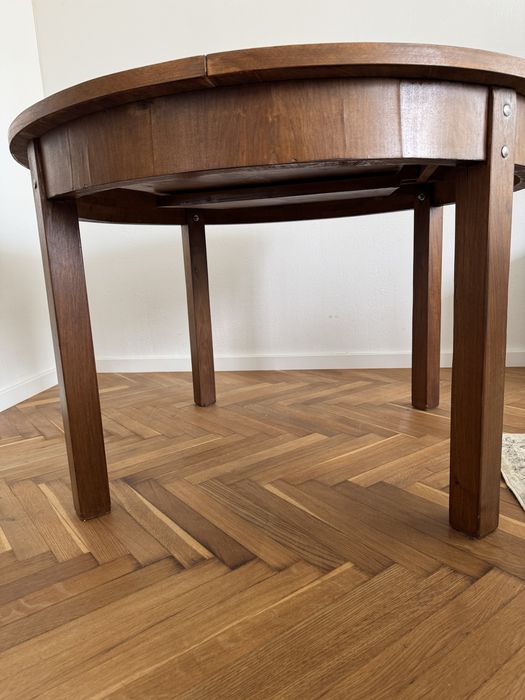 Stół drewniany rozkładany 110cm x 160 cm antykwariat
