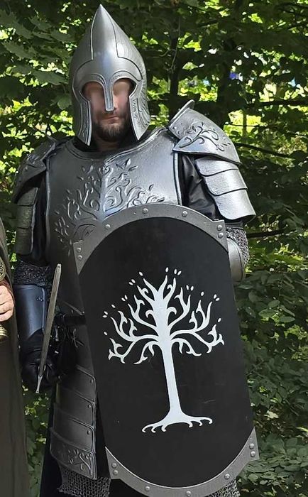 Władca Pierścieni  cosplay rycerza Gondoru  - pełny zestaw + tarcza