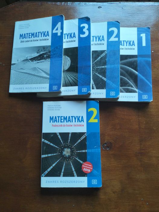 Zbiory zadań/podręcznik do matematyki kl. 1,2,3,4 wydawnictwo Pazdro - rozszerzenie