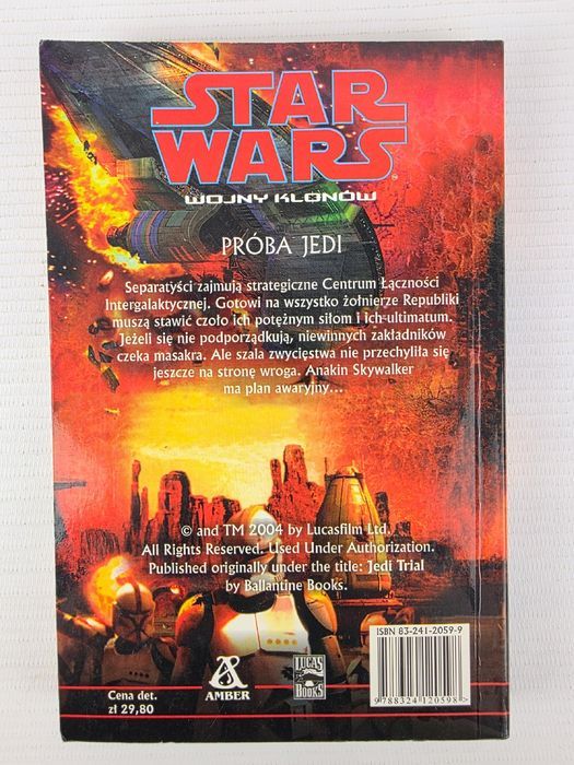 Star Wars Wojny Klonów Próba Jedi Dan Cragg David Sherman