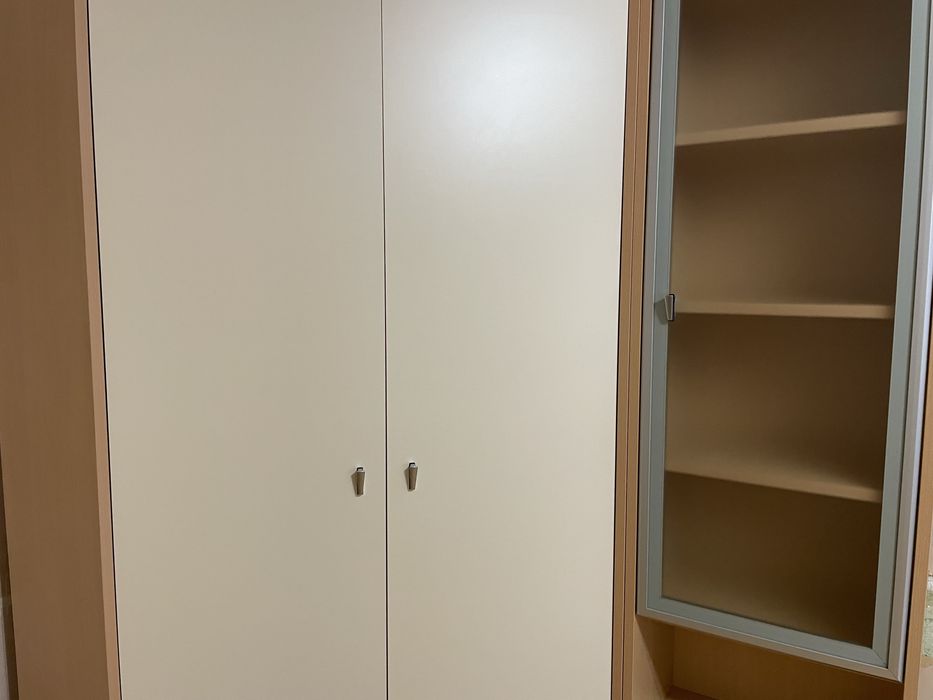 Шафа кутова бежево сіра