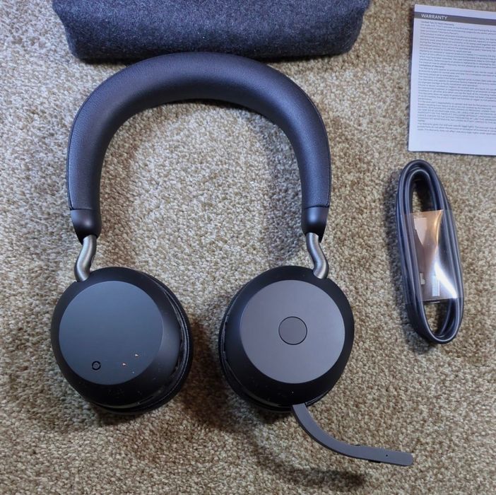 Jabra Evolve2 75 Headband Bluetooth Headsets Black