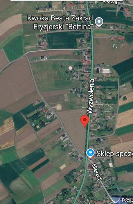 Działka budowlana Kryry 1556 m²