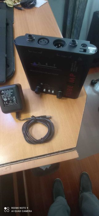 Pré amplificador de microfone - instrumento