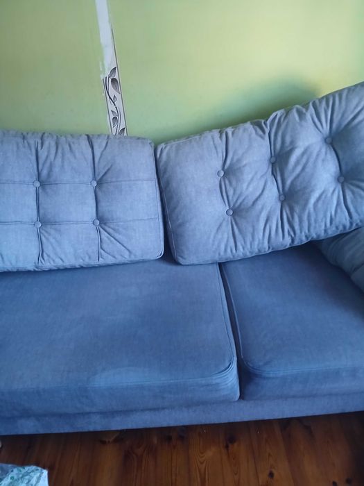 Sofa dwuosobowa szara