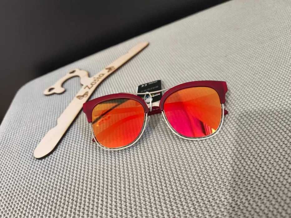 Modne nowe czerwone okulary dla kobiet przeciwsłoneczne UV400 hit 6.