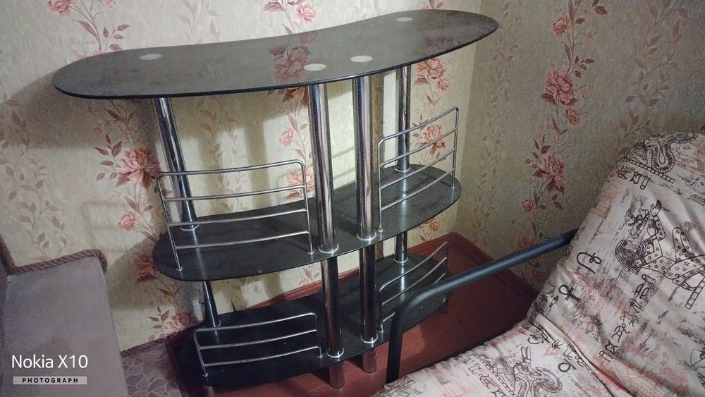 Барна стійка скляна