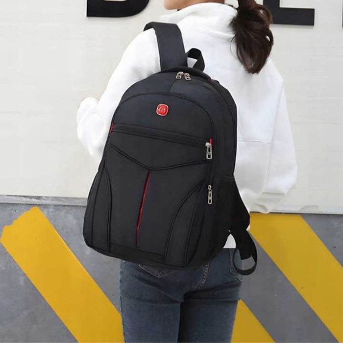 PLECAK TORNISTER MŁODZIEŻOWY szkolny turystyczny sportowy czarny uni